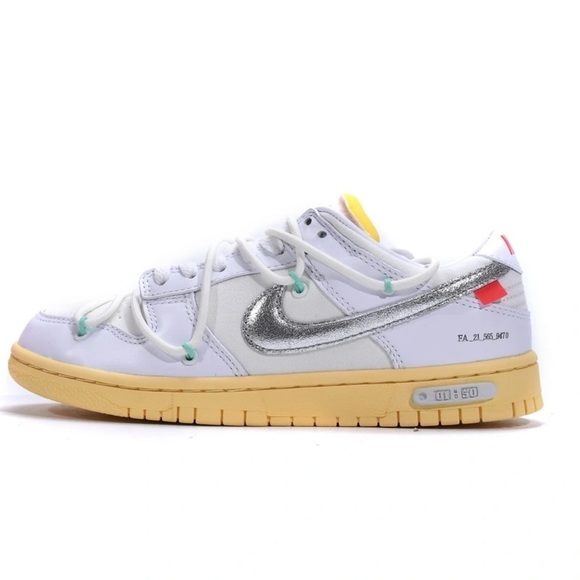 NIKE Dunk Low × Off-White 01 of 50 2021 Sneakers - Picture 1 of 11